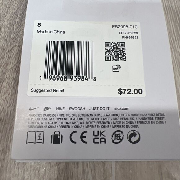 Nike Grip3 Goalkeeper Gloves 'Black/Hyper Turquoise/Rush Fuchsia/White' Size 8 - Picture 7 of 7